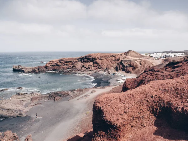 西班牙加那利群岛兰萨罗特岛海滨美景 — 图库照片