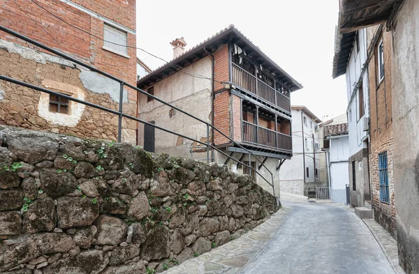 Madrigal Vera Espanha Nov 2019 Vista Cidade Rua Casas Edifícios — Fotografia de Stock