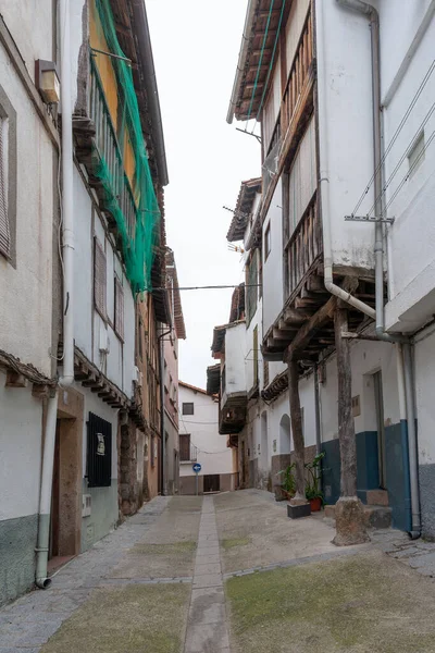 Madrigal Vera España Nov 2019 Vista Ciudad Calle Casas Edificios —  Fotos de Stock