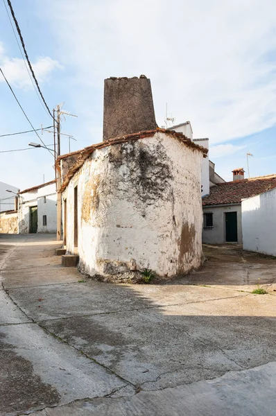 Escurial España Ene 2020 Vista Ciudad Calle Casas Edificios Escurial —  Fotos de Stock