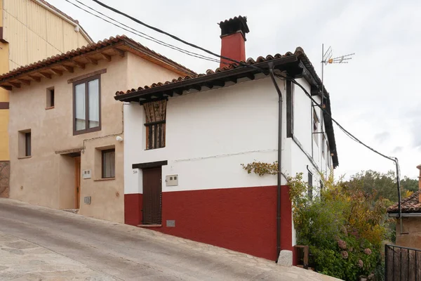 Madrigal Vera Espanha Nov 2019 Vista Cidade Rua Casas Edifícios — Fotografia de Stock