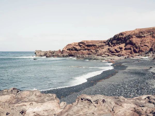 Vacker Bild Lanzarotes Kust Kanarieöarna Spanien — Stockfoto