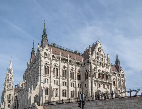 Hermoso Edificio Del Parlamento Húngaro Budapest Hungría — Foto de Stock