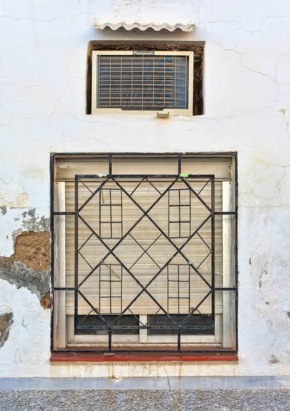 Miajadas Spain Ocak 2020 Miajadas Kasabasında Tuhaf Benzersiz Pencereler — Stok fotoğraf