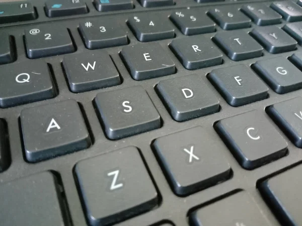 Closeup Shot Computer Keyboard — Stock Photo, Image