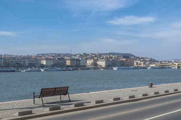 Ville Budapest Sur Danube Hongrie — Photo