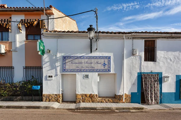 Villamesias Spanyolország Január 2020 Kilátás Városra Utcára Házakra Épületekre Villamos — Stock Fotó