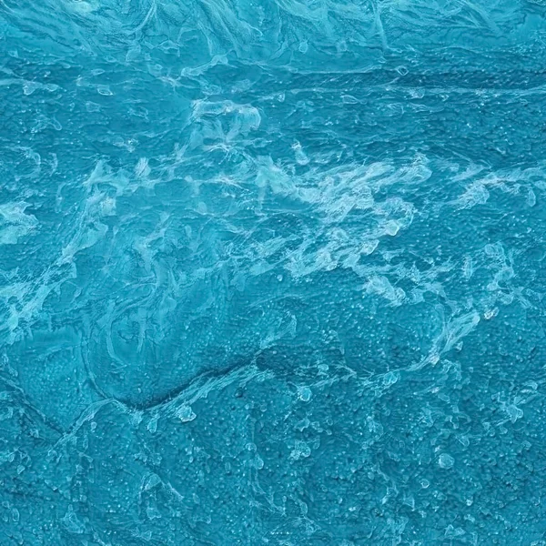 Een Prachtig Aquarel Schilderstuk Van Wereldzee Water Schaduwen Van Blauw — Stockfoto