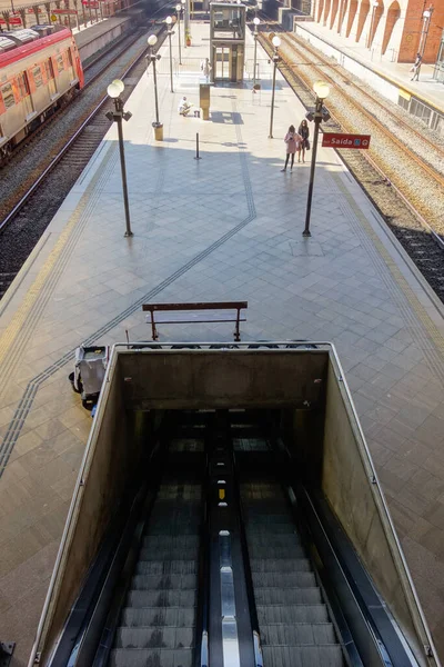 Sao Paulo Brazil Aug 2020 파울로 역사적 지하철 — 스톡 사진