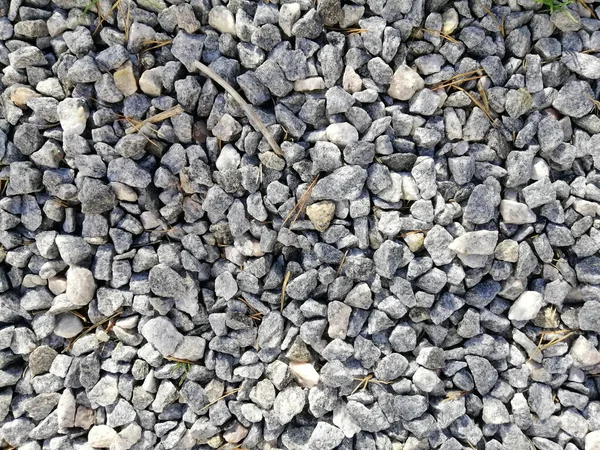 Close Pequenas Pedras Chão Sob Luz Sol — Fotografia de Stock