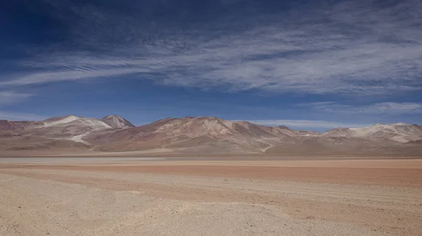 Imagen Paisaje Del Gran Desierto Del Altiplano Boliviano Arena —  Fotos de Stock