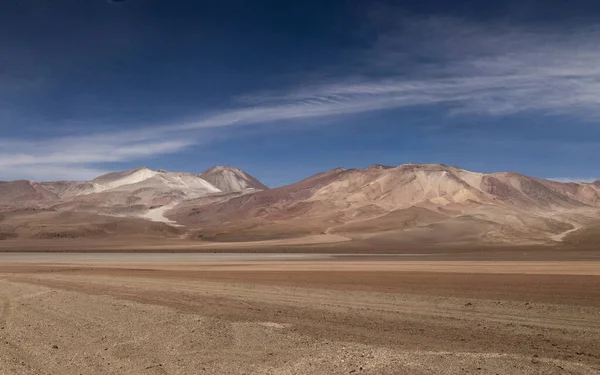 Imagen Paisaje Del Gran Desierto Del Altiplano Boliviano Arena —  Fotos de Stock