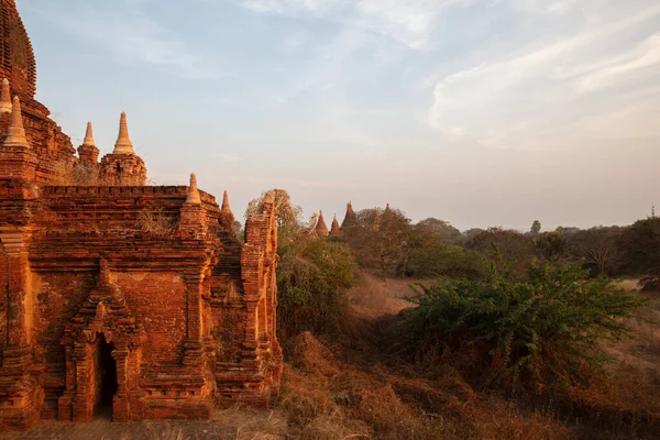 Una Toma Increíble Edificio Antiguo Old Bagan Myanmar — Foto de Stock