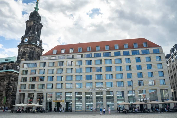 Dresden Almanya Ağustos 2020 Dresden Germany Ağustos 2020 Şehir Merkezindeki — Stok fotoğraf