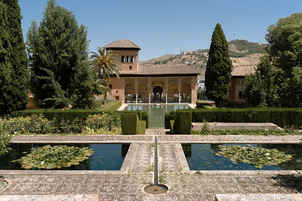 Krásný Záběr Palác Alhambra Granadě Španělsko — Stock fotografie