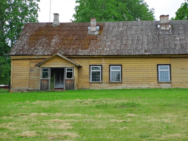 Colpo Atmosferico Una Cabina Rurale — Foto Stock