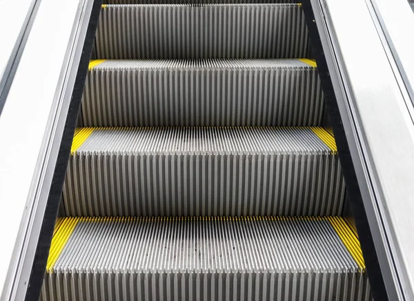 Eine Abstrakte Nahaufnahme Der Rolltreppe — Stockfoto