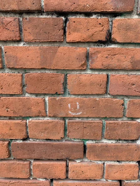 Vertical Closeup Shot Old Brick Wall — Stock Photo, Image