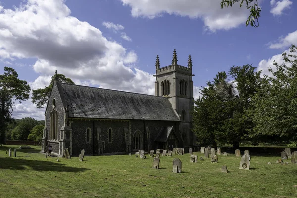 Bury Edmunds Egyesült Királyság 2020 Augusztus Szent Mária Templom Ickworth — Stock Fotó