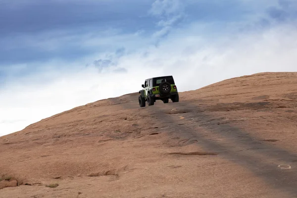 Moab United States Aug 2020 Weekts Moab Drive Jeeps Offroad — стокове фото