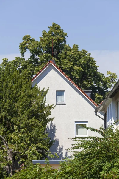 Słoneczna Sceneria Pięknego Domu Luneburgu Niemcy — Zdjęcie stockowe