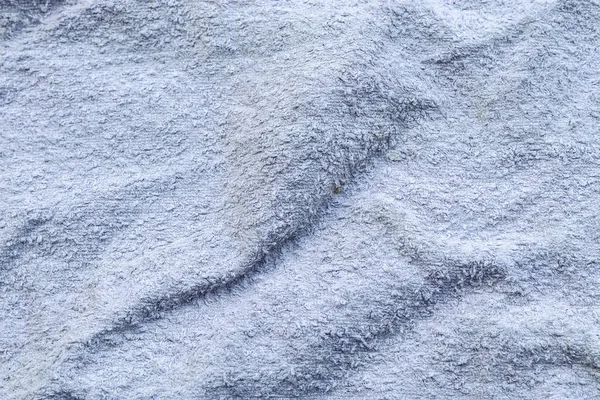 Closeup Shot Textured Fluffy White Fabric — Stock Photo, Image