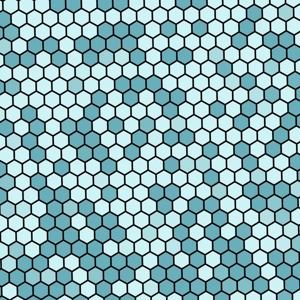 Wallpaper Light Blue Honeycomb Shapes — Stock Photo, Image