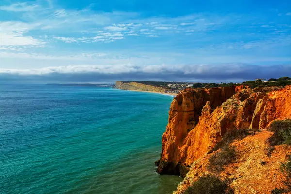 Paysage Fascinant Zone Côtière Lagos Portugal — Photo