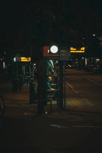 Haarlem Países Bajos Agosto 2020 Ciudad Haarlem Por Noche Mientras — Foto de Stock