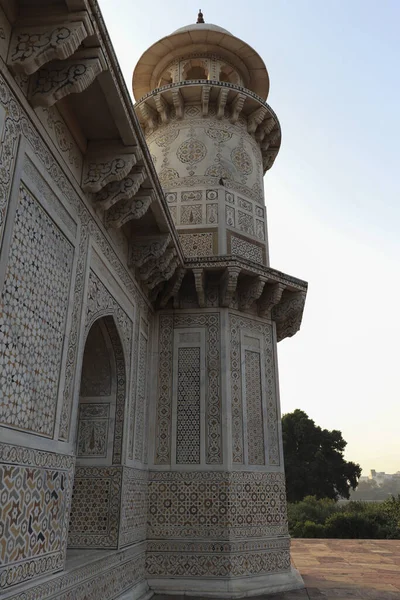 Disparo Vertical Tumba Itmad Daula Agra India — Foto de Stock