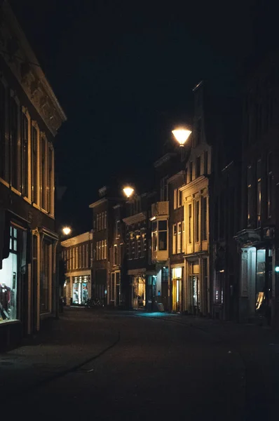 Haarlem Países Baixos Agosto 2020 Cidade Haarlem Noite Semi Confinamento — Fotografia de Stock