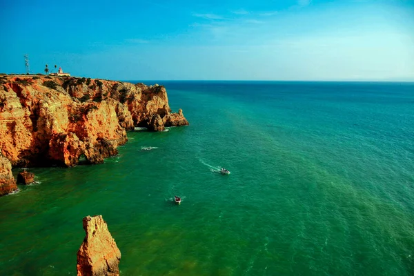 Mesmerizing Landscape Coastal Area Lagos Portugal — Stock Photo, Image