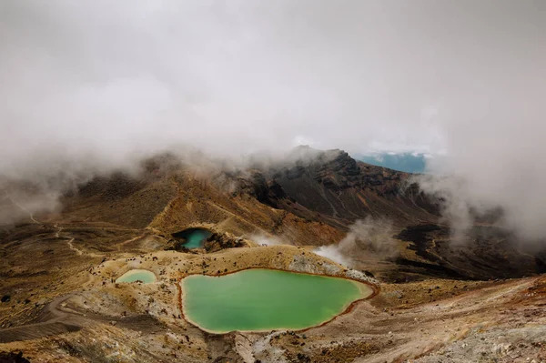 Lélegzetelállító Felvétel Tongariróról Nemzeti Parkról Zélandon — Stock Fotó