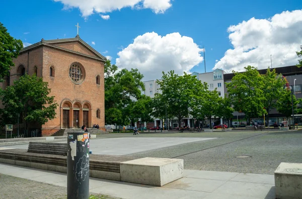 Berlin Deutschland Juli 2020 Berlin Deutschland Juli 2020 Der Leopoldplatz — Stockfoto