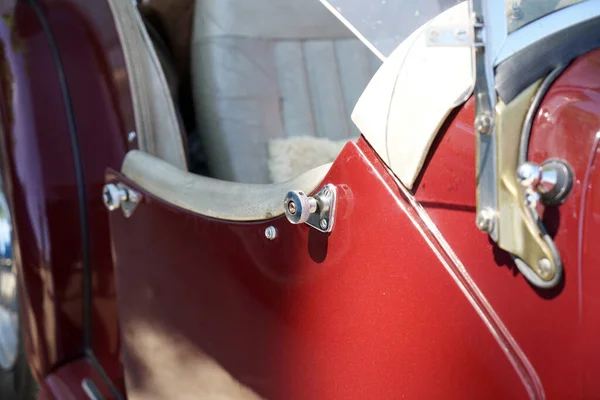 Close Detalhes Carro Antigo Vintage — Fotografia de Stock