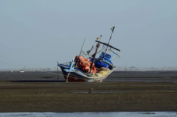 Gwada Pakistan Sierpnia 2020 Gwadar Pakistan Sierpnia 2020 Łódki Rybackie — Zdjęcie stockowe