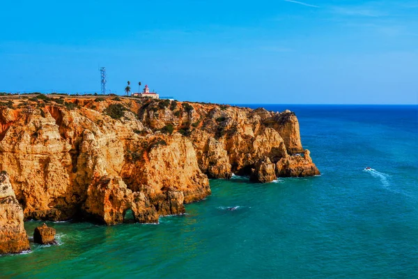 Paisaje Fascinante Zona Costera Lagos Portugal — Foto de Stock