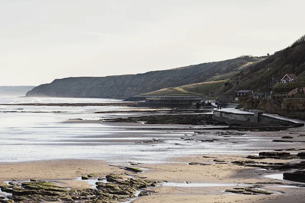 Beautiful English Beach Scarborough — Stock Photo, Image