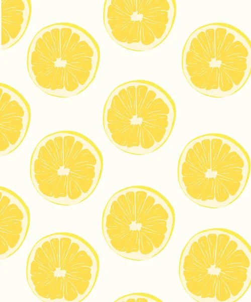 Illustration Lemon Slices Isolated White Background — Stock Photo, Image