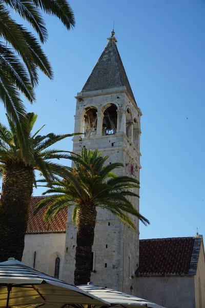 Εκκλησία Του Αγίου Dominic Και Μοναστήρι Στο Trogir Βολή Του — Φωτογραφία Αρχείου