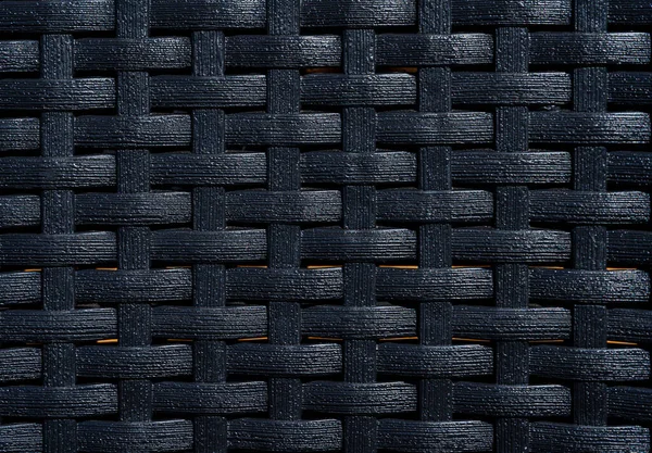 籐の黒のテクスチャのクローズアップショット — ストック写真