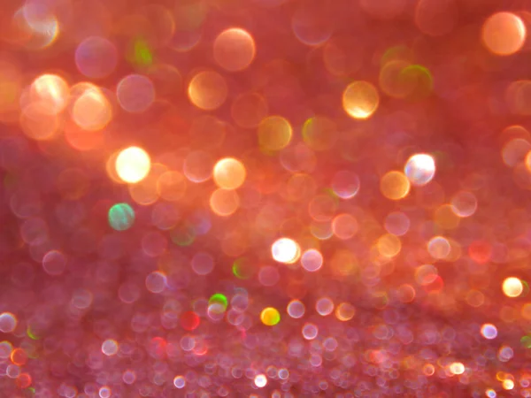 Schöner Rosafarbener Verschwommener Abstrakter Hintergrund Mit Rosa Goldenen Und Regenbogenfarbenen — Stockfoto