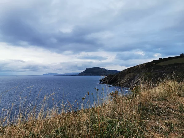 Una Hermosa Vista Del Mar Cielo Dramático —  Fotos de Stock