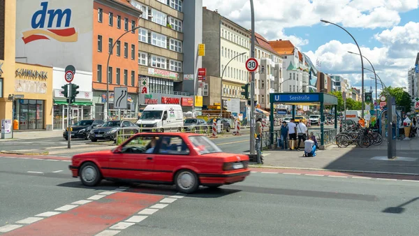 Berlín Alemania Jul 2020 Berlín Alemania Jul 2020 Estación Seestrasse — Foto de Stock