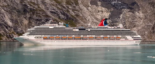 Alaska Vereinigte Staaten September 2018 Ein Wunderschönes Panoramabild Des Kreuzfahrtschiffes — Stockfoto