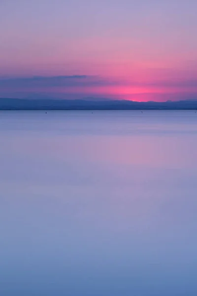 Amazing Shot Reflective Sea Sunset — Stock Photo, Image