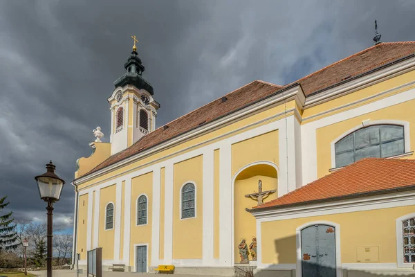 Kyrkan Bad Pirawarth Nedre Austrien — Stockfoto