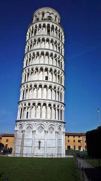 Piazza Dei Miracoli Deki Pisa Kulesi Çan Kulesi — Stok fotoğraf