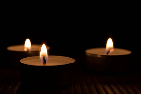촛불을 클로즈업 — 스톡 사진