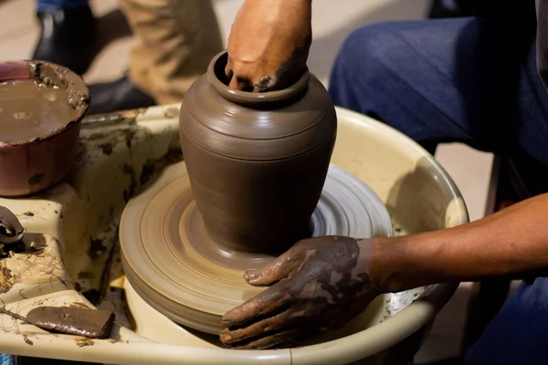 Colpo Del Processo Ceramica — Foto Stock